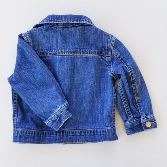 Hanna Andersson Jean Jacket Girls Size 2T - Picture 3 of 8